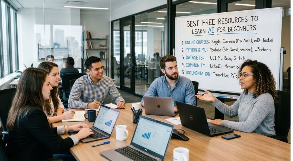 best free resources to learn ai for beginners